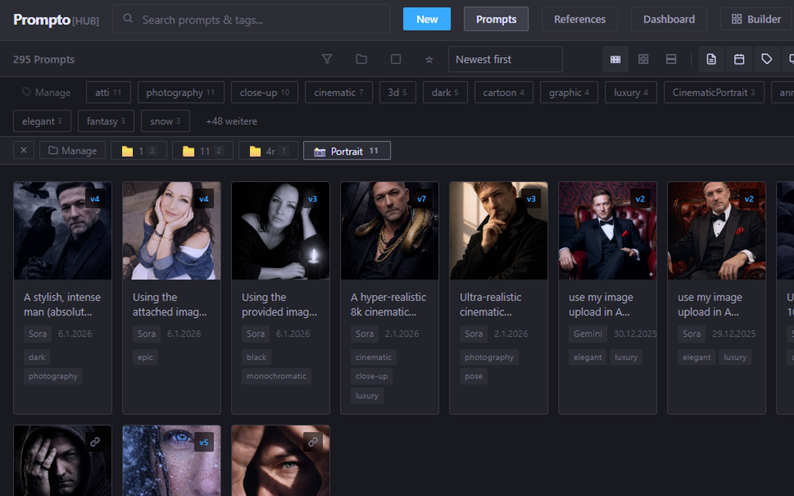 CozyPrompts collections - group AI prompts into themed sets or projects