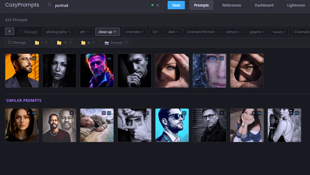 Step 2: Find AI prompts instantly by keyword, tag or model