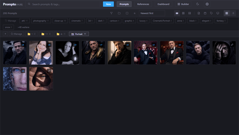 Personal AI prompt library with tags and collections in CozyPrompts
