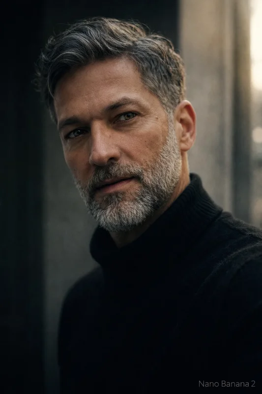 Generate a hyper-realistic, cinematic close-up portrait of a